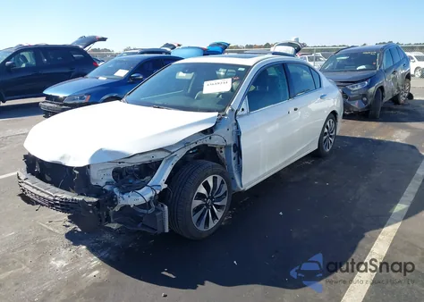 2017 Honda Accord Hybrid Ex-L from USA, damaged, VIN JHMCR6F58HC012995